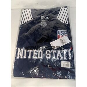Icon Sports USA United States Soccer Navy Jersey Large Officially Licensed New